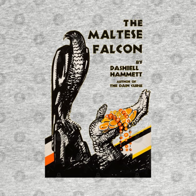 The Maltese Falcon Novel Cover by MovieFunTime